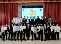 Встреча с учащимися 8 школы-лицея, посвящённая 30-летию независимости РК